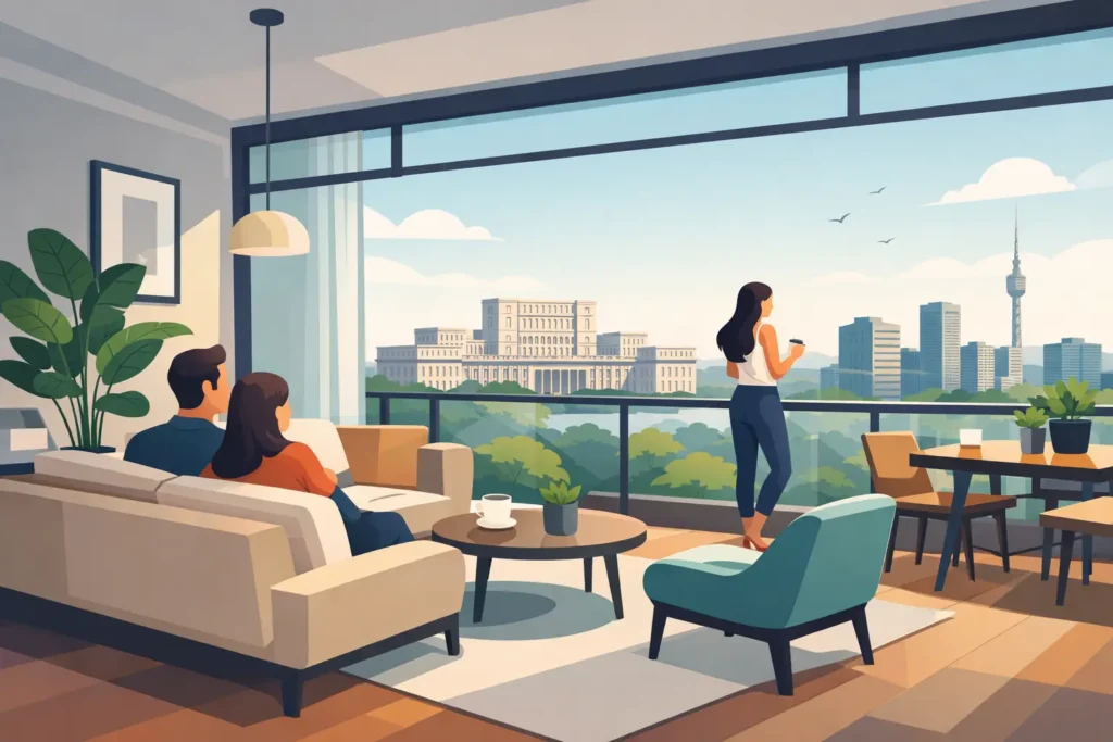 Beneficii sedere în apartament în București