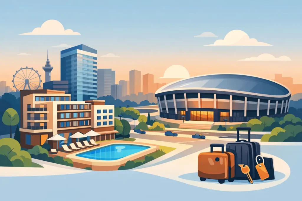 Cazare lângă Arena București: ce alegi bine