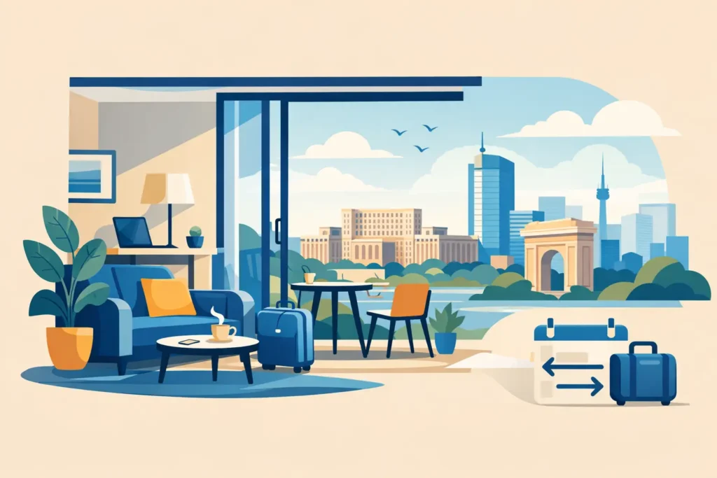 Apartament pentru ședere flexibilă în București