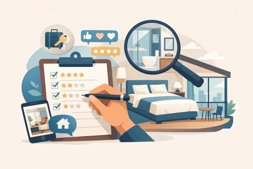 Cum scrii un review de apartament în regim hotelier